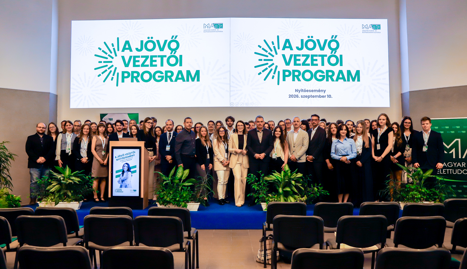 Magyar Agrár- és Élettudományi Egyetem Jövő Vezetői Programjának (JVP) harmadik évfolyama