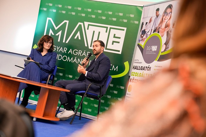 Nem elég a diploma, tapasztalat is kell – Szabó Kristóf a MATE Akadémián